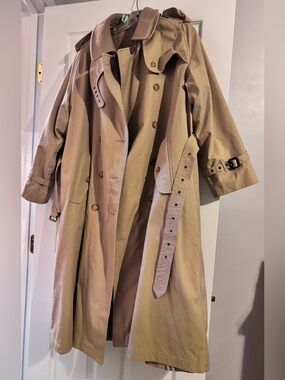 Classic Double-Breasted Trench Coat